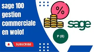 #P8 Cr&eacute;ation taux de taxi (TVA)  sage commercial en wolof