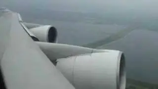 El Al 747-400 take off from LHR