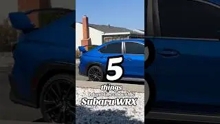 5 things I DO NOT like about the Subaru WRX #review #cars