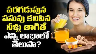 పరగడుపున పసుపు నీళ్లు తాగితే..! Health Benefits of Turmeric Powder | Pasupu Health Uses in Telugu