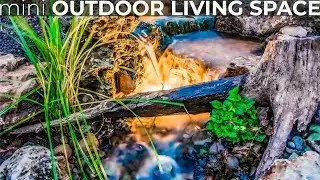 Mini Outdoor Living Space - even small can pack a big punch!