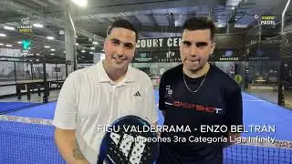 CAMPEONES; Figu Valderrama - Enzo Beltr&aacute;n; 3ra #LigaInfinity #padel #talca #sports #chile