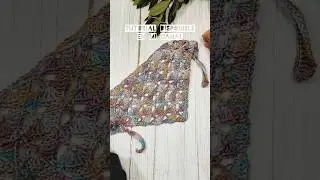 Bandana, Pa&ntilde;uelo o Chal a Crochet 🪭 con abanicos 👉 disponible en mi canal el paso a paso #crochet