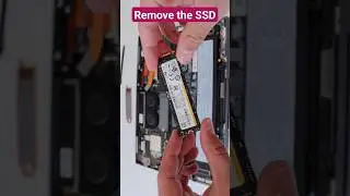 How to remove SSD from Lenovo Thinkpad X1 Yoga Gen 7 laptop? #thinkpad #shorts #computer
