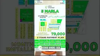 Pine Enclave Lahore Book 3 & 5 Marla Plots with Confirm Plot Number on Map at Easy Installment Plan