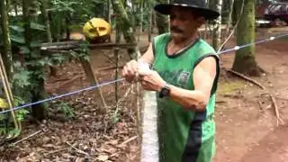 Entralhe de rede - 2ª parte - Pesqueiro Ponto 2 - Foz do Iguaçu