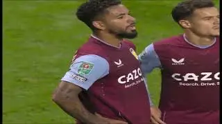 Douglas Luiz scores Corner Goal VS Bolton Carabao Cup!