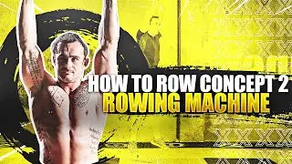 How to row CONCEPT 2 rowing machine?