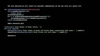 How to calculate  max number of books you can buy with a given amount of pocket money #python #lists