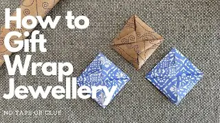 Gift wrapping Small Items and Jewellery | Gift wrapping ideas | tutorial | hacks