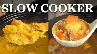 3 easy high protein meals made in the slow cooker