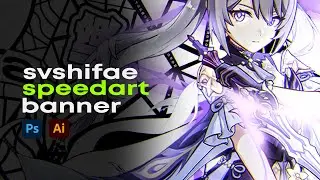 Svshifae Banner Speedart | Photoshop | Genshin Impact