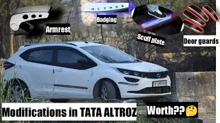 Accessories that you can install in your car🤔 || Tata Altroz Accessories 🤩|| Essential Accessories