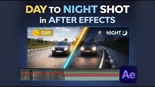 After Effects Tutorial | Day to Night Shot