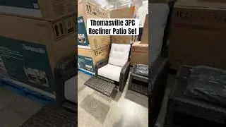 Thomasville Barela 3PC Glider Recliner Set at Costco! Comfy & Stylish Patio Upgrade!