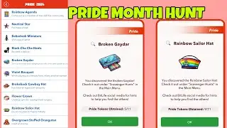 HOW TO GET ALL 11 BITLIFE PRIDE MONTH HUNT ITEMS | pride month scavenger hunt in Bitlife
