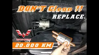 Wuling Almaz / Almaz RS / Alvez / Cortez / MG Hector Fuel filter & O2 sensor. Maintenance DIY.