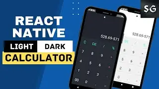 Light & Dark Theme Calculator in React Native || React Native Tutorial in React Native