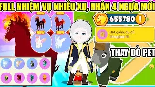 HƯỚNG DẪN FULL NHIỆM VỤ NHẬN NHIỀU XU CHẾ NGỰA BAY, MUA HẠT GIỐNG MỚI, SKIN PET | Play Together 