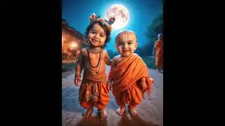 Little Krishna Sudama Photo Editing | #y3editing #godedit #beforeandafter #krishna #shorts