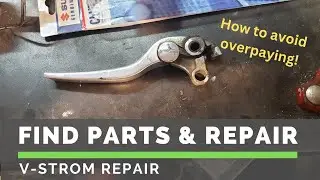 Find and Repair Broken Motorcycle Part - V-Strom