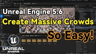 Create Massive Crowd in Unreal Engine | Damage System, PBD Collision, Avoidance, State Transition...