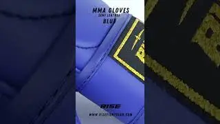 Premium Blue MMA Boxing Gloves &ndash; Semi-Leather Design for Comfort and Durability!  #mma #mmagloves