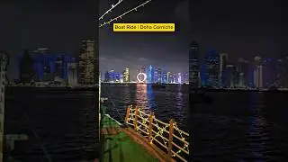 Doha Corniche | Boat Ride #qatar #travel #boatrides #corniche #violin