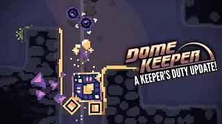 Some REVERSE GRAVITY fun in Dome Keeper!