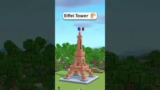 Minecraft Tutorial: Eiffel Tower🥐