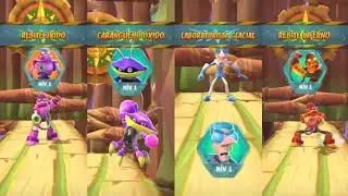Todos os Assistentes Derrotados do Bando do Neo Cortex Rob&ocirc; &Oacute;xido | S.M. Crash On The Run #47