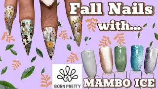 BORN PRETTY | Mambo Ice ✨Glitter Cat Eye😻 Fall Nails💅🏾@bornprettyofficial