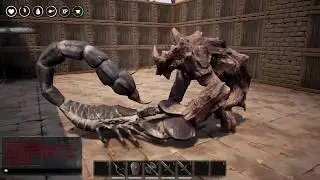 Conan  Exiles Arena Battle ep1 :kappa king & rock nose king vs scorpion king