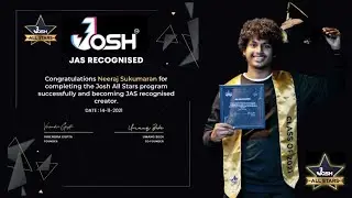 JOSH App All Stars JAS Recognised Creator | #joshapp #creator