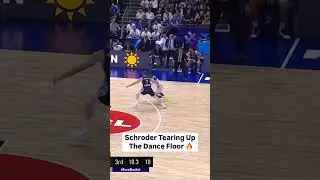 Dennis Schroder is too smooth with his moves 🪩