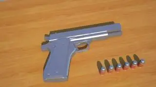 3D Animated Gun