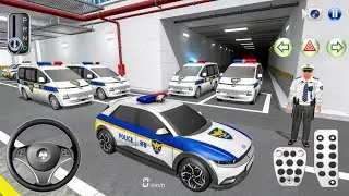 New Hyundai Ioniq 5 Police Car in Parking Building - 3D Driving Class 2025 - Best Android Gameplay