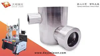 fiber laser welding tee pipe - stainless steel welding automation - pipe welder factory