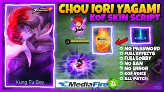 New Revamp Chou KOF Skin Iori Yagami Skill Effects - Mobile Legends | MLBB