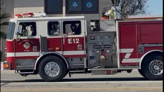 OCFA Engine 12 Responding 