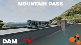 Mountain climbing by city bus |Village|Relaxing|Mountain pass|- BeamNG.drive#video