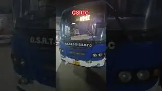 GSRTC VOLVO BUS #viral #video #trending #video