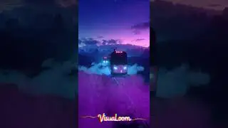 Floating Train to Nowhere | A Cyber-Dream in Motion 🚂✨ #shorts #viral #shortsfeed #youtube