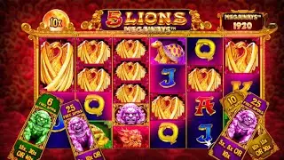 5 LIONS MEGAWAYS HIGHLIGHTS HUGE  #onlinegambling #slots SESSION