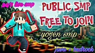 @yogenplays ||free public smp || join free public smp || 24/7 live smp 🥰
