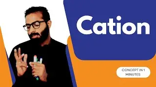 Cation | Basic concepts of chemistry | #chemistry