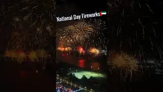 UAE 53rd National Day Fireworks | Spectacular Celebration in Abu Dhabi Corniche 4K! #shorts #viral