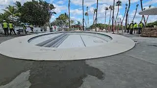 Installation of an AKVO SPIRALIFT&reg; movable pool floor - Andaz Miami Beach Hotel - 1 min