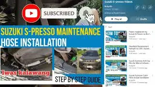 Suzuki S-presso: Stop Rust! Easy Hose Fix (All Models) #RollynPhTutorials