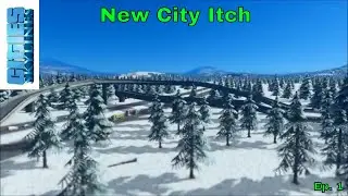 Starting A Snowy Map [1] | Cities: Skylines (Icy Islands Map)